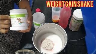 Herbalife weight Gain Shake preparation హెర్బాలైఫ్ బరువు పెరుగుట షేక్ తయారీ herbalife [upl. by Hildie]