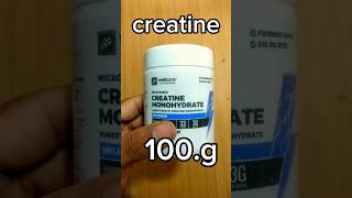 Wellcore Creatine Monohydrate Unboxing Review💪youtube viral fitness shorts home [upl. by Halley]