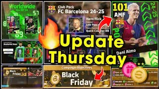 New Update What is coming on Thursday amp next Monday in eFootball 2025 v412 Update amp Season 1 [upl. by Edasalof]