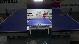 spin forehand pingpong training tabletennis [upl. by Pietje]