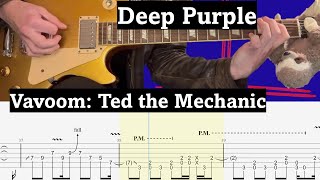 Deep Purple  Vavoom Ted the Mechanic Guitar Cover  Guitar Tab [upl. by Ellennad995]