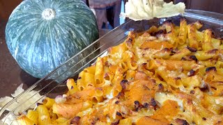 Tortiglioni gratinati zucca salsiccia [upl. by Sucramaj]