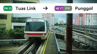 SG MRT Season 4 Ep 4  EW33 Tuas Link  NE17 Punggol [upl. by Eelyak312]