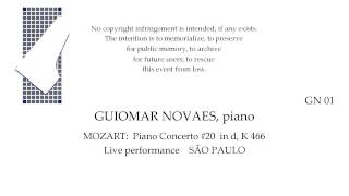 MOZART Concerto 20 in d K 466 Guiomar Novaes piano SAO PAULO [upl. by Auhs333]