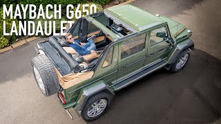 Backseat Review of The Maybach G650 Landaulet [upl. by Ragde]