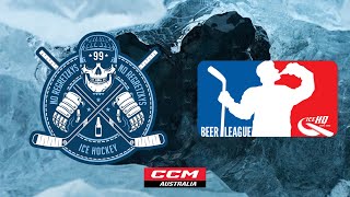 No Regretzkys VS Vikings  Div 3  14th September  IceHQ Beer League ice hockey [upl. by Hadlee]