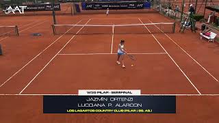 SEMIFINAL W35 PILAR  Jazmín Ortenzi vs Lucciana Pérez Alarcón [upl. by Newfeld]