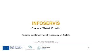 6 infoservis MŠMT pro ředitele a zřizovatele [upl. by Sivar488]