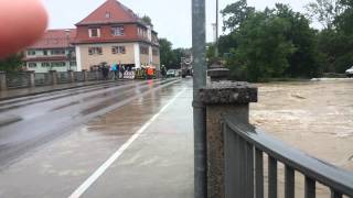 kolbermoor mangfall hochwasser [upl. by Groome]