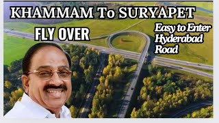 KHAMMAM TO SURYAPET FLY OVER khammam khammamsuryapet road  devarapalliSURYAPET road [upl. by Hgielsel188]