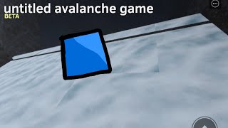 Untitled Avalanche Game  Roblox [upl. by Ettedranreb628]