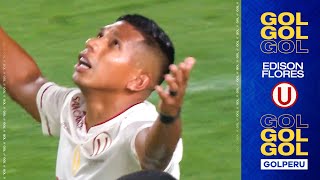 Noche Crema Edison Flores anotó el 10 para Universitario de Deportes [upl. by Lissi]