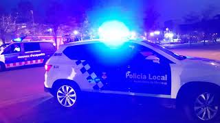 Exhibición vehículos de los Mossos desquadra y policia local de Manresa [upl. by Lipfert]