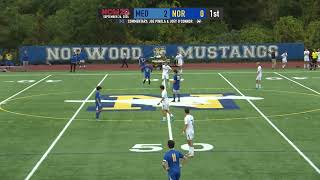 2024 NHS Boys Soccer vs Medfield 92624 [upl. by Nimoynib576]