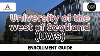 UWS Enrollment guide 2023  UWS Induction  How to enroll yourself online  Study in UK [upl. by Akinirt9]