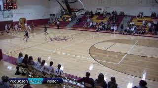 Poquoson Varsity Girls Basketball vs Bruton [upl. by Nylirek]