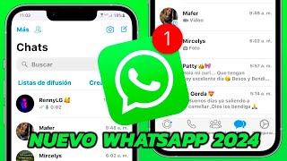 Nuevo WhatsApp Estilo iPhone 2024 🦄 Actualizado 🌈 [upl. by Ainoval]