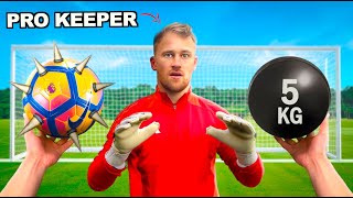 Can a Pro Keeper Stop these DANGEROUS Footballs [upl. by Josephina]