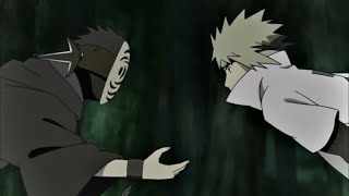 Minato vs Masked ManObito  Naruto Shippuden  English Dub [upl. by Mayram308]