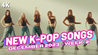 NEW KPOP SONGS  DECEMBER 2023 WEEK 2 [upl. by Nediarb]