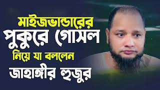 মাইজভান্ডারের পুকুরে গোসল নিয়ে যা বললেন জাহাঙ্গীর হুজুর  Jahangir hujur  Bangla waz [upl. by Bertero]