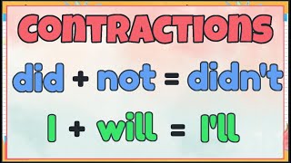 Contractions for Kids [upl. by Westbrooke]