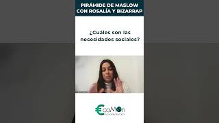 ¿Cuáles son las necesidades sociales  Pirámide de Maslow con Rosalía y Bizarrap [upl. by Goulden]