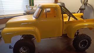 How to build a 55 Ford F100 Redcat Gen8 with Axial SCX10 body [upl. by Alina]