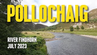 Salmon Fly Fishing  Pollochaig  River Findhorn  July 2023 [upl. by Enelie]