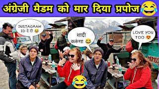 Auli  Uttrakhand Travel  I Proposed American Girl In India 😂 Than What Happened 😲 auli [upl. by Salvadore565]