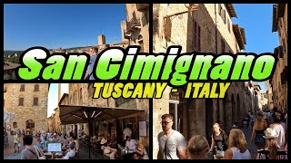 SAN GIMIGNANO Walking Tour  Tuscany Italy 4k [upl. by Balas311]