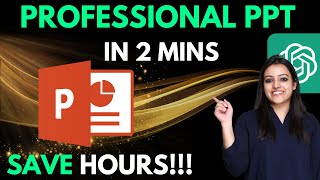 How to make Stunning powerpoint PPT in 2 mins on mobile phone using ChatGPT amp AIGamma AI Ritika AI [upl. by Tripp]