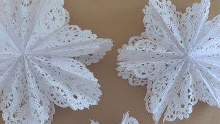 Doily Snowflake Stars [upl. by Carmine]