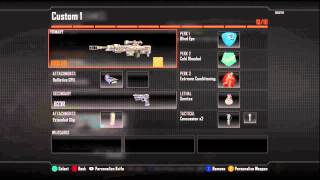 Black Ops 2 BEST CLASS SETUP  QuickScoping for Beginners [upl. by Achorn]