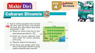 KSSM Matematik Tingkatan 3 Bab 4 lukisan berskala mahir diri no3 cabaran dinamis buku teks [upl. by Animas]