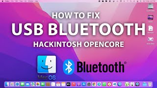 How to Fix USB Bluetooth Hackintosh OpenCore [upl. by Baxy]