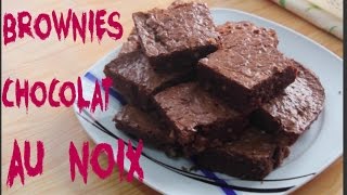 Brownies Chocolat au Noix  Yummy Français [upl. by Swamy]