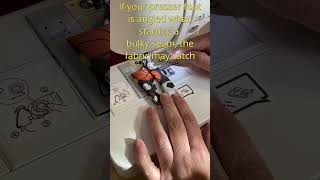 Sewing Hack for Bulky Seams  Stop Your Machine From Eating Fabric sewinghacks sewing shorts [upl. by Dorey]