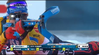 Biathlon  quot Sprint Herren quot  Annecy  Le Grand Bornand 2019  quot Sprint Men quot [upl. by Dragone686]