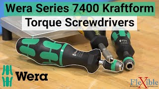 Wera Series 7400 Kraftform Adjustable Torque Screwdrivers  Flexible Assembly Systems [upl. by Dallon]