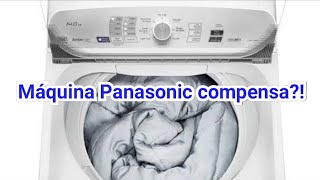 Lavadora Panasonic 14kg NAF140B5Lavando Edredom [upl. by Enninaej]