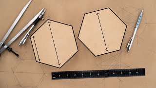 The ONLY Hexagon HOWTO Youll Ever Need  How to Draw a Hexagon With or Without a Compass [upl. by Yeniar269]