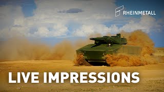 Rheinmetall – Lynx KF41 first live impressions from the field [upl. by Dowdell36]