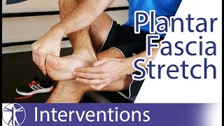 Plantar Fascia Stretch  Plantar Fasciitis [upl. by Sidran48]