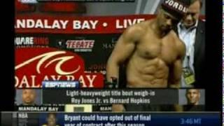 Roy Jones Jr vs Bernard Hopkins 2 WeighIn [upl. by Ytineres]