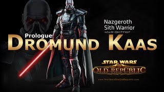 SWTOR Sith Warrior StoryPart 2  Prologue Dromund Kaas [upl. by Aiouqes]