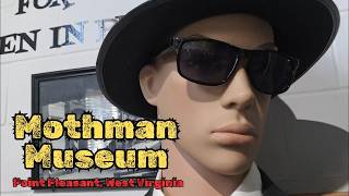 Mothman Museum Tour Cryptid Lore Sightings amp Movie Props in Point Pleasant WV Roadside Attraction [upl. by Les]