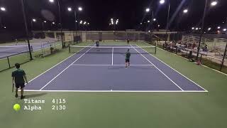 40 div  Nissan Titans vs Alpha Mavericks 10012024  Guam tennis [upl. by Sianna]