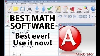 Algebrator The Best Software to Solve Your Math Problems [upl. by Mosi]