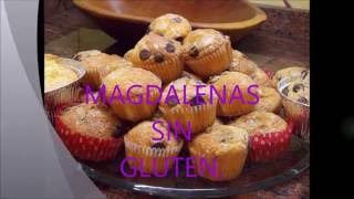 Magdalenas Sin Gluten Esponjosas y Rápidas [upl. by Arty623]